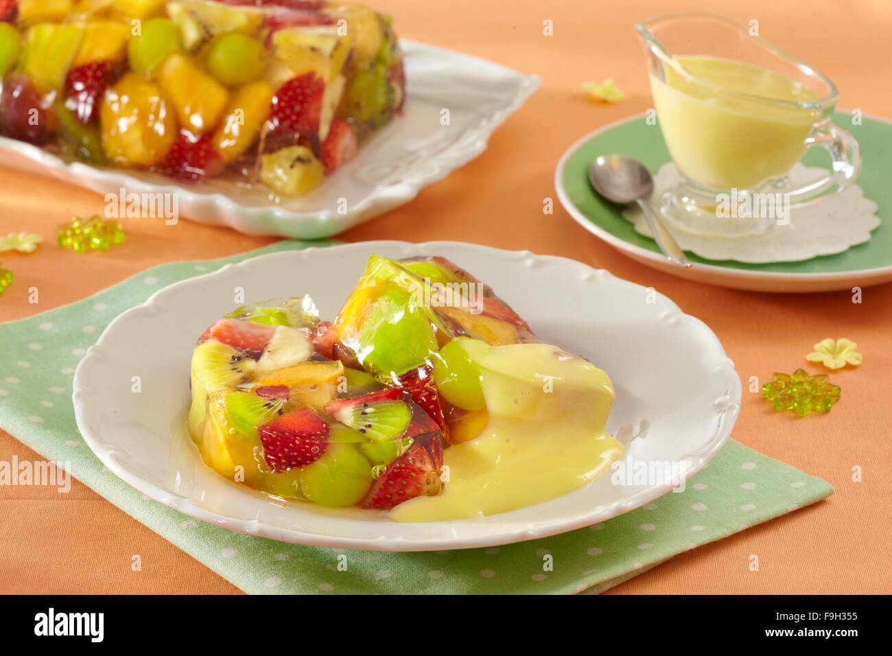 Fruit jelly loaf Stock Photo Alamy