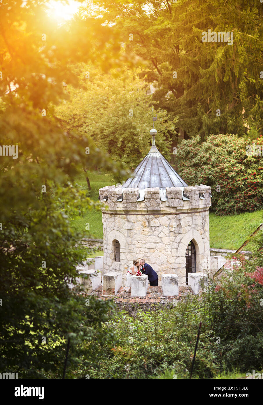 Turret in bojnice castle hi-res stock photography and images - Alamy