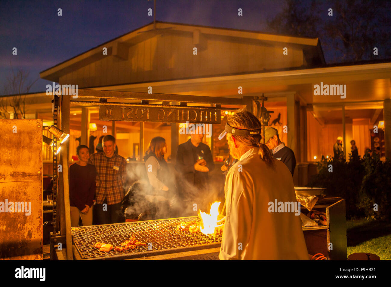 BBQ Bootcamp, Alisal Guest Ranch, Solvang, California Stock Photo