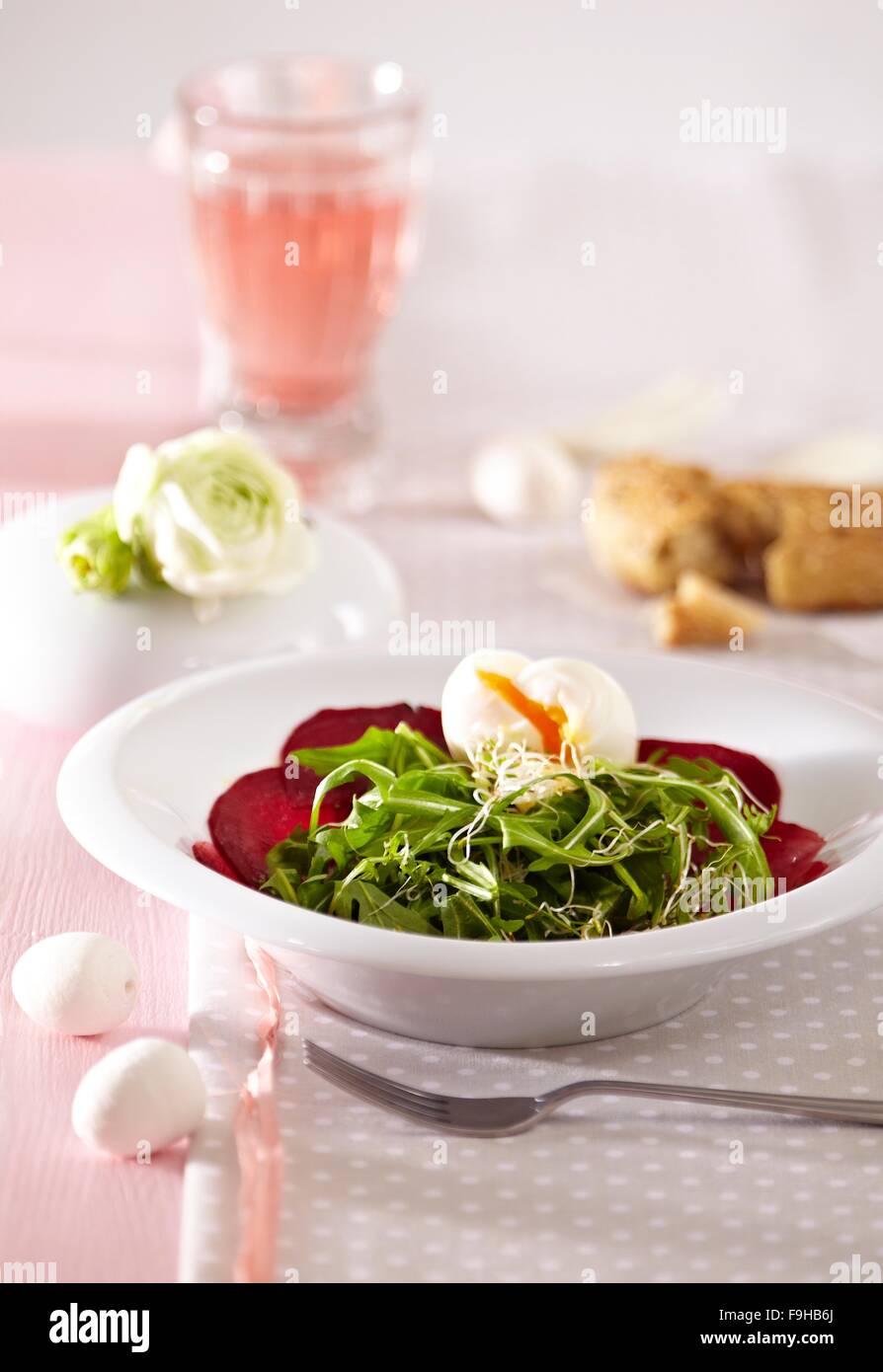 Beet root carpaccio Stock Photo Alamy