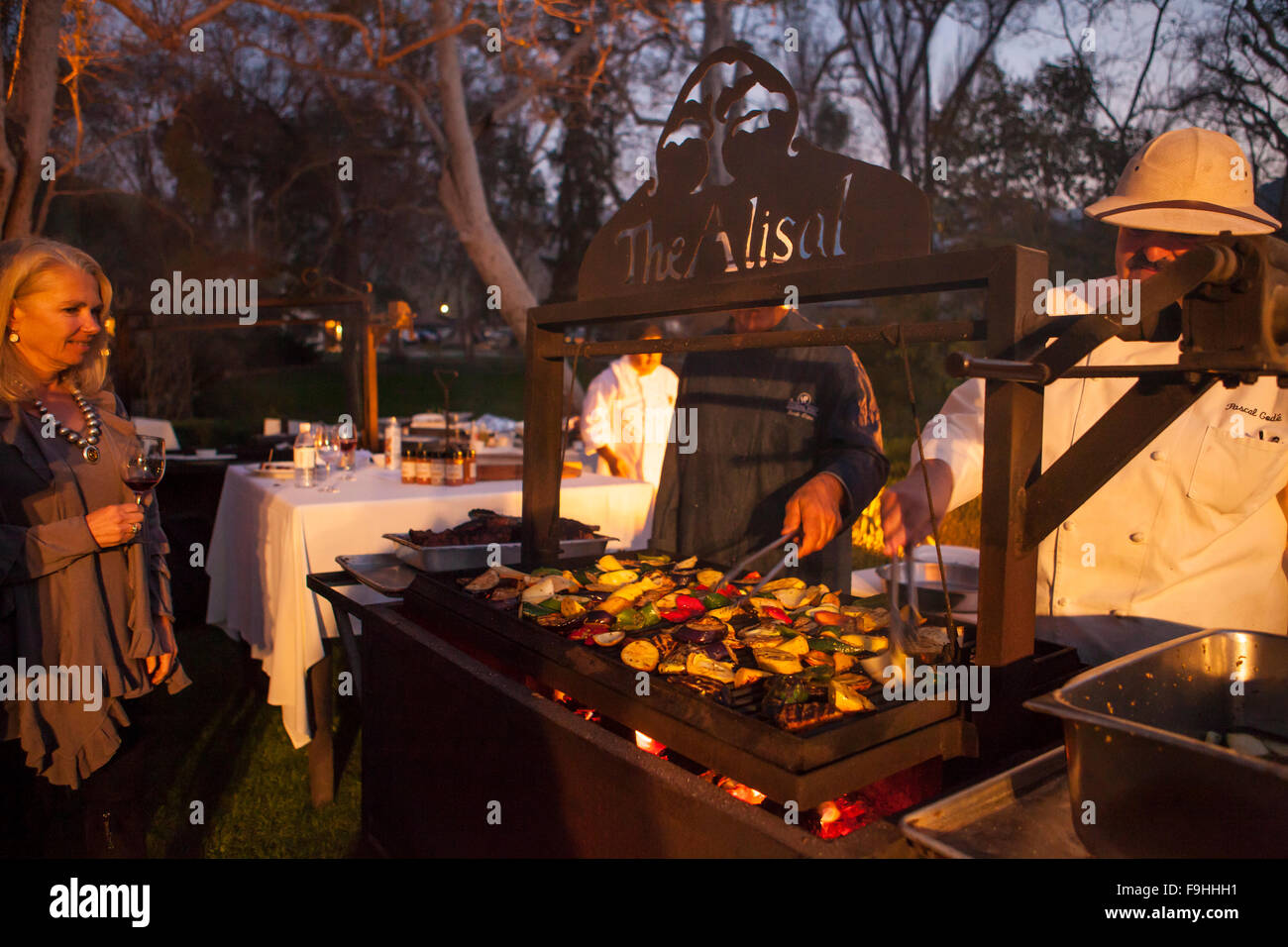 Chef Pascal Gode lectures at the BBQ Bootcamp, Alisal Guest Ranch