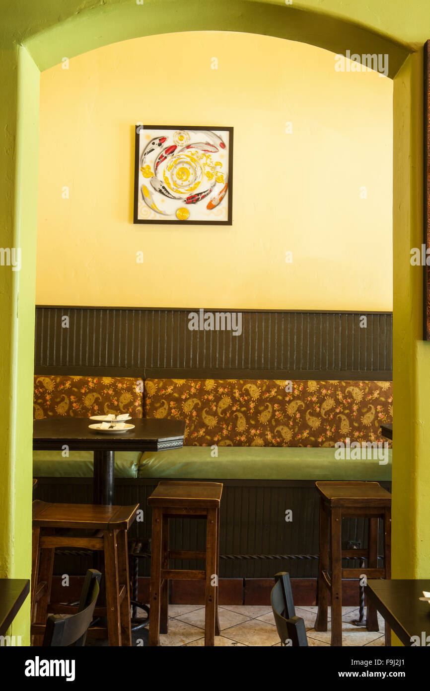 restaurant interior, Rice By Mama, Ventura, California Stock Photo