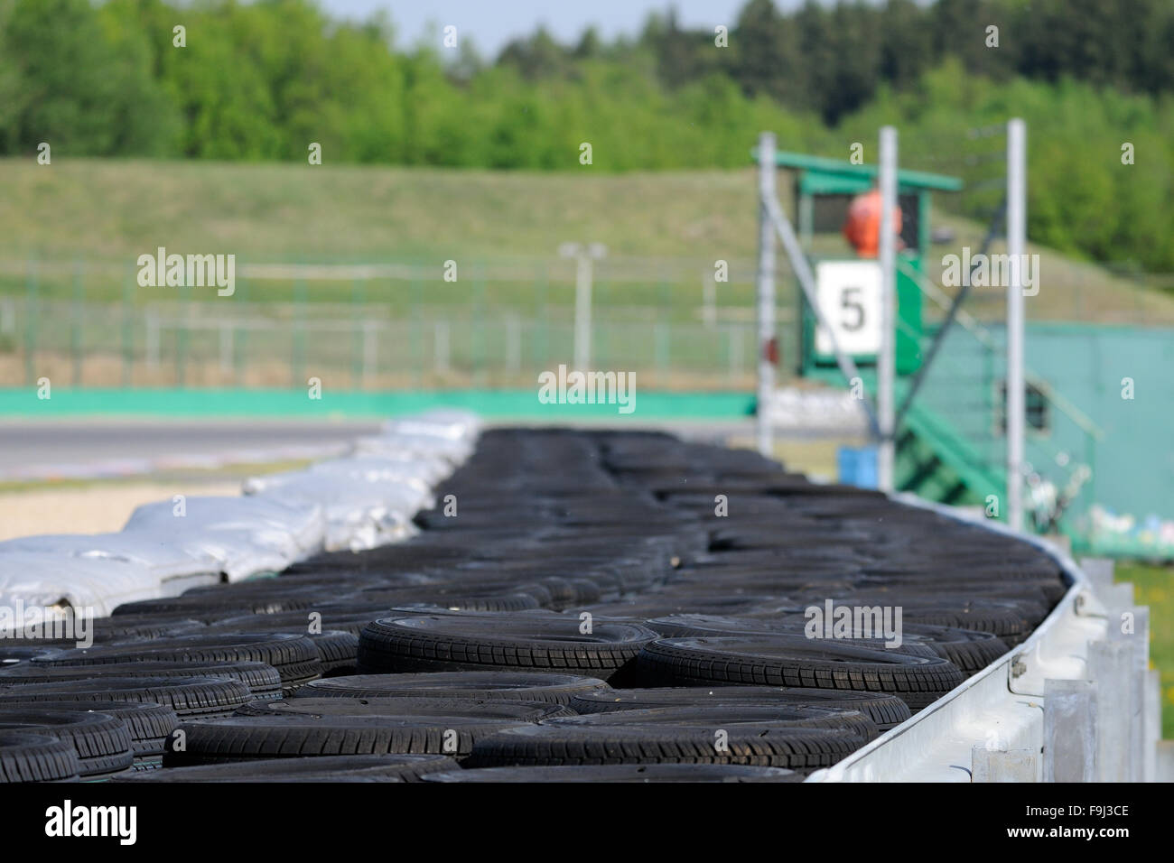 Racing Circuit, Brno, Czech Republic Stock Photo