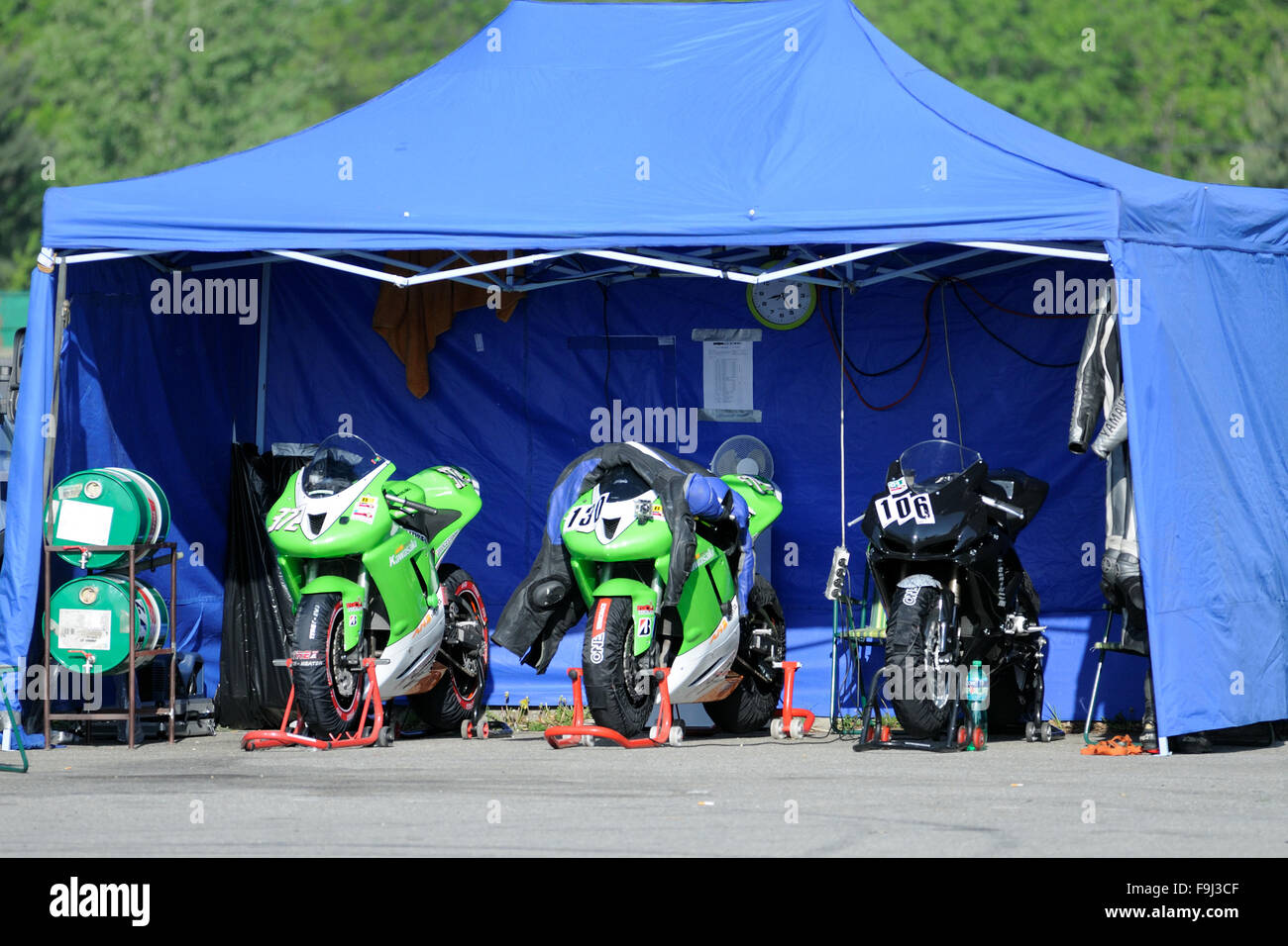 Racing Circuit, Brno, Czech Republic Stock Photo