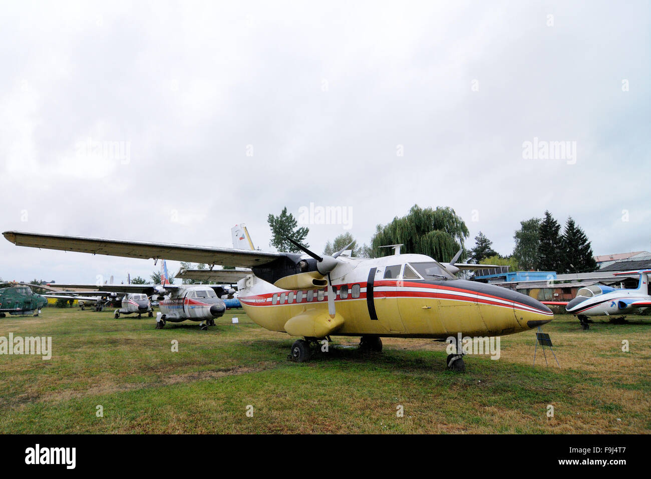 Museum of Aircrafts in Kunovice, Czech Republic Stock Photo