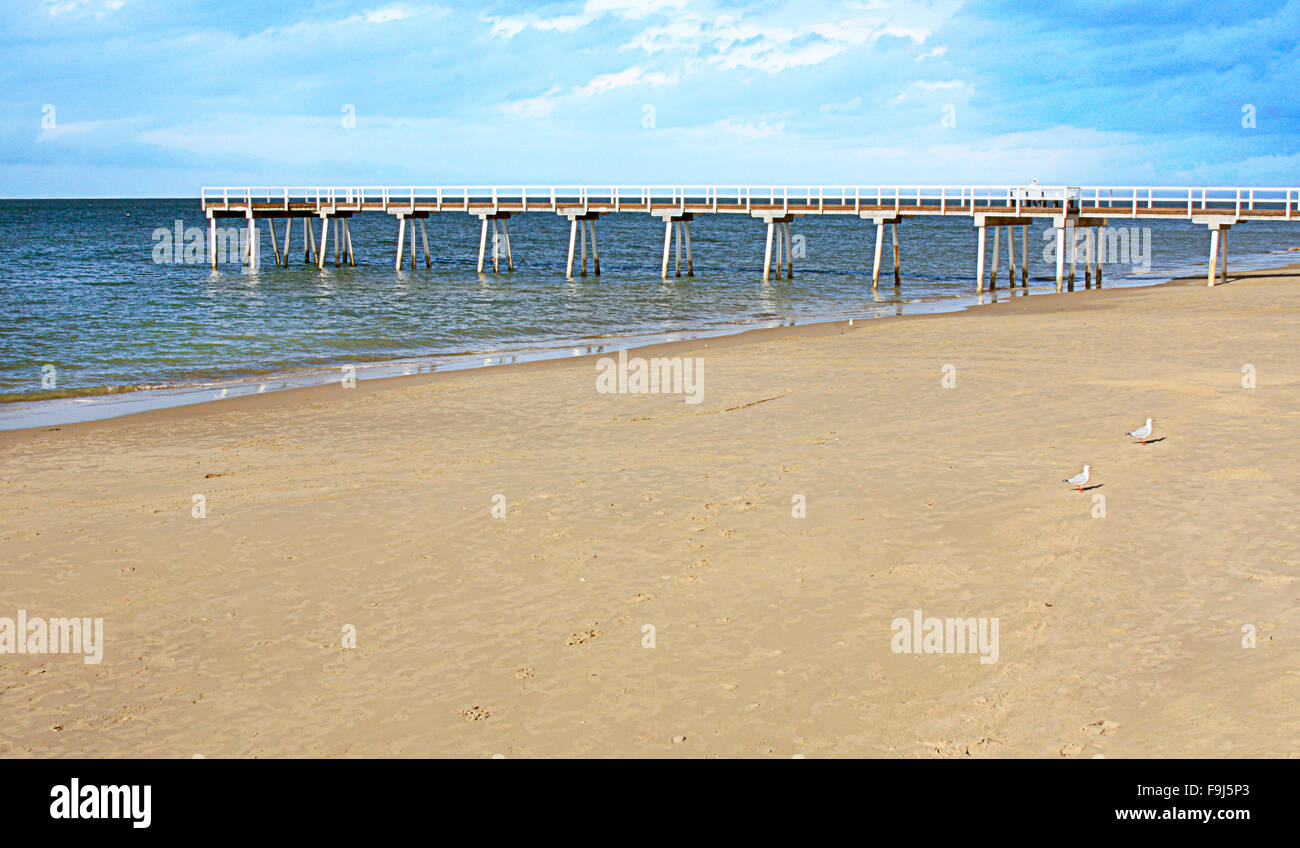Hervey bay Queensland Australia view of the jetty Stock Photo Alamy