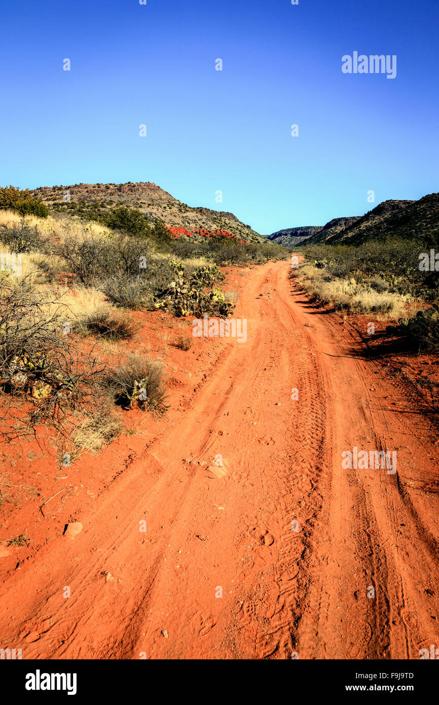 Dirt road in the desert near Cottonwood, Arizona Stock Photo Alamy