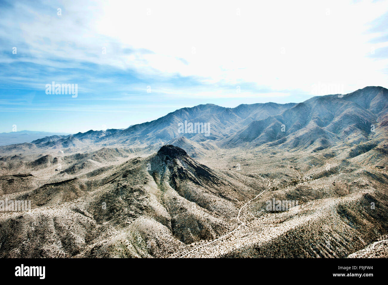 Hilly Landscape Outdoors Stock Photo