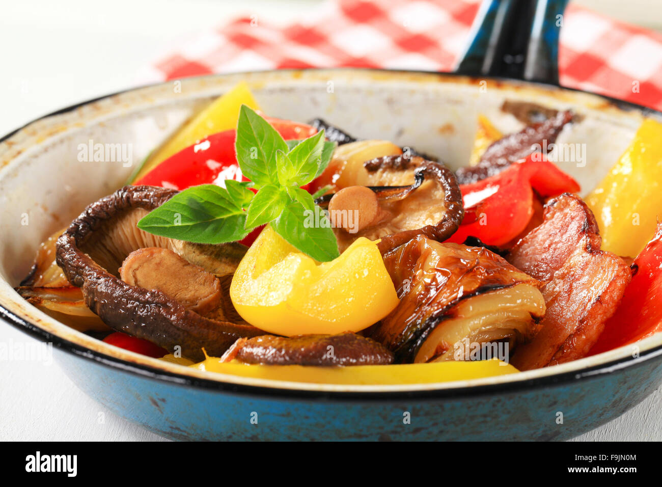 Pan fried vegetables Stock Photo Alamy
