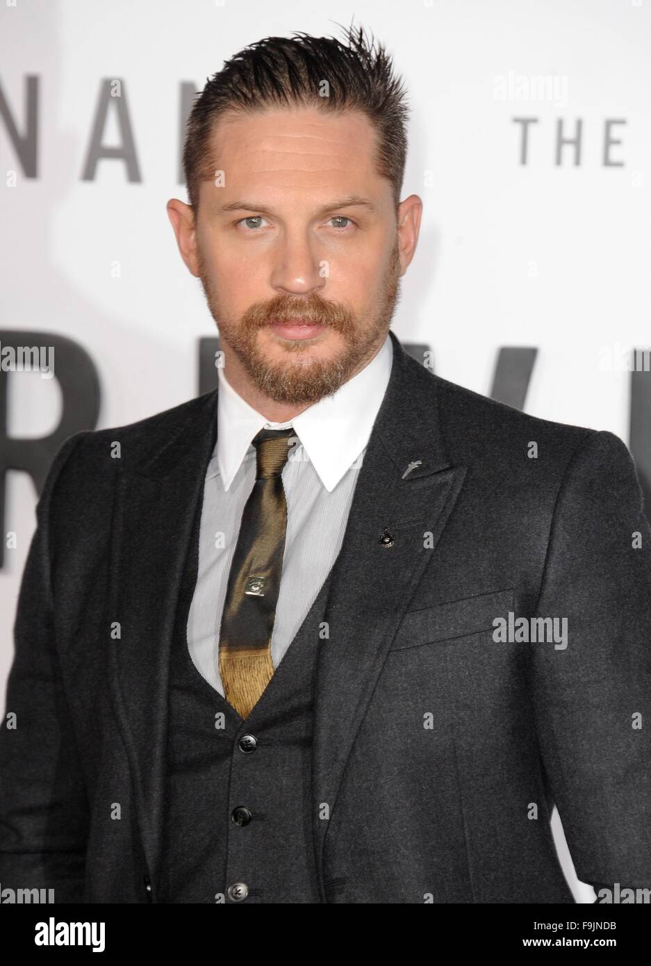 Los Angeles Ca Usa 16th Dec 2015 Tom Hardy At Arrivals For The Revenant World Premiere Tcl 