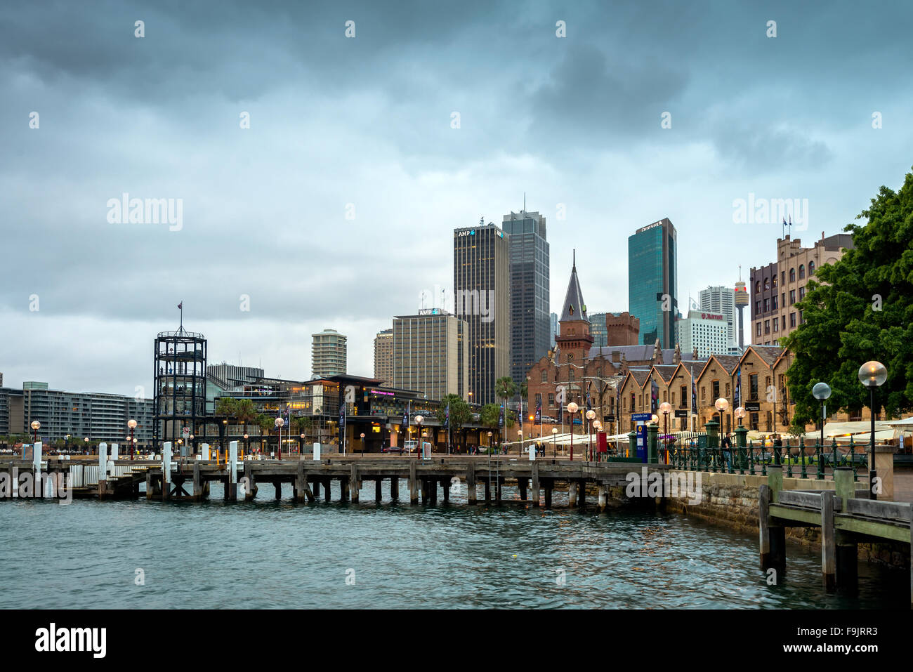 Sydney, Australia - November 7, 2015:  Campbells Cove Jetty. It is located at The Rocks in between Circular Quay and the Sydney Stock Photo