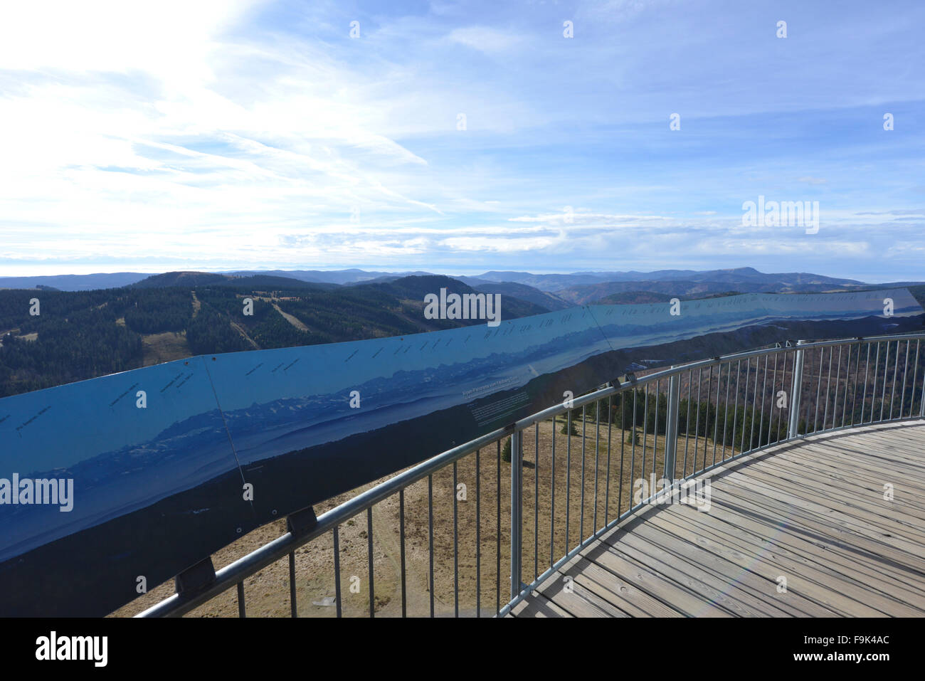 lookout on feldberg mountain, schwarzwald, breisgau-hochschwarzwald district, baden-württemberg, germany Stock Photo