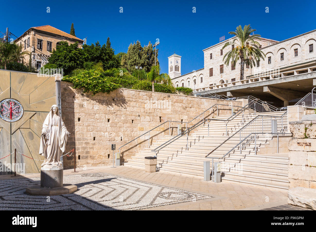 The Church of the Annunciation in Nazareth, Israel, Middle East Stock ...