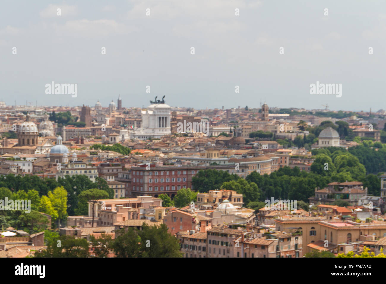 Rome, Italy. Aerial view of the city Stock Photo - Alamy