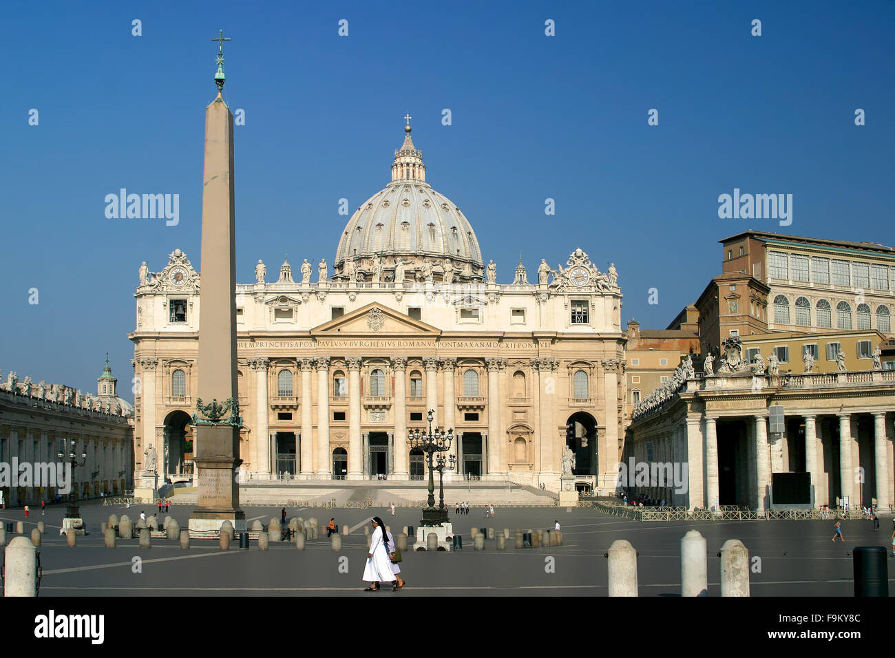 Saint Peter's Basilica, Vatican. Stock Photo