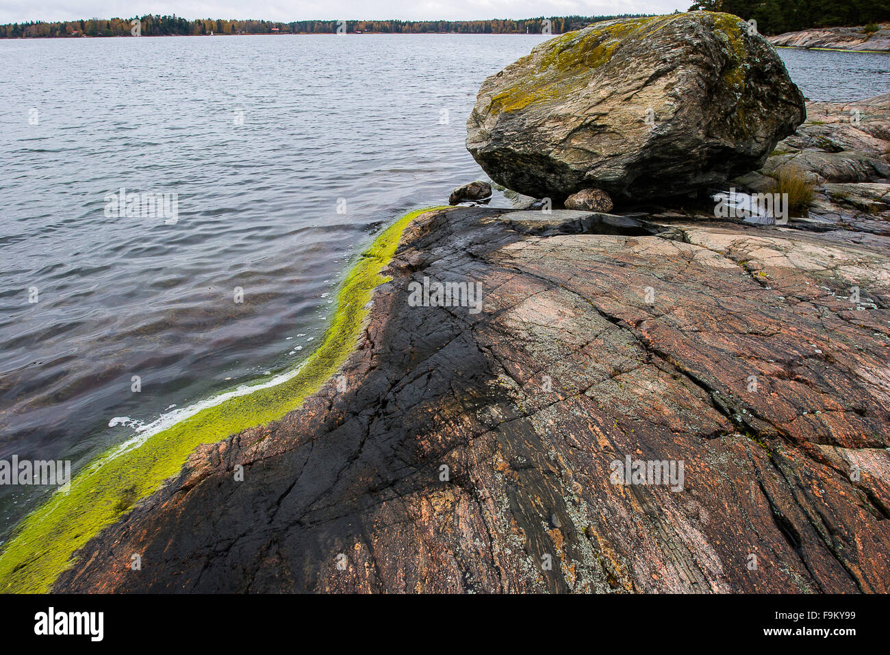 Savo, Island on Baltic Sea, Sweden. Stock Photo