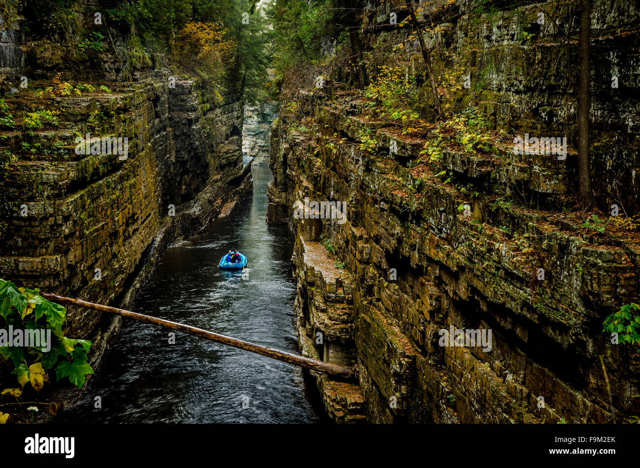 Ausable Chasm Gorge, Adirondack, New York Stock Photo