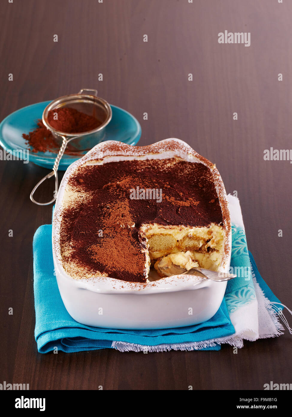 Tiramisu + steps Stock Photo Alamy