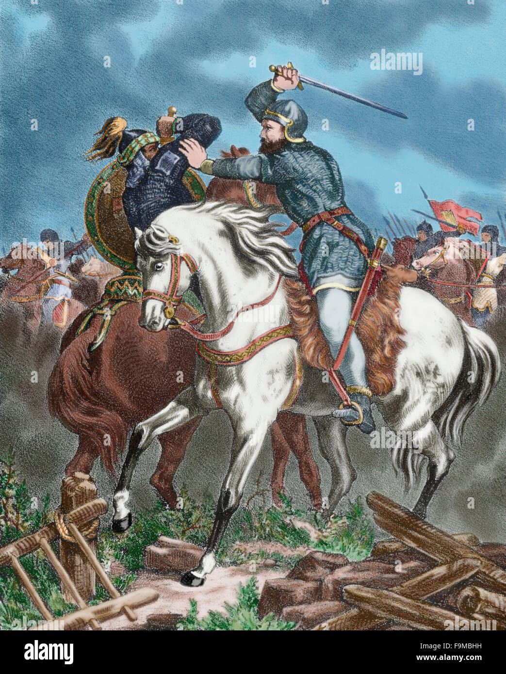 Spain. Reconquest. Battle of Sagrajas, also called Zalaca or Zallaqa