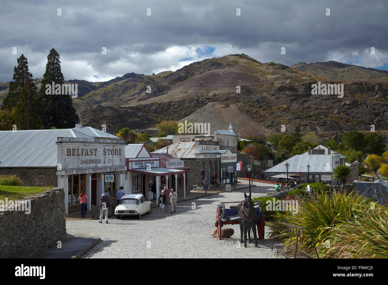 Historic buildings at Old Cromwell Town, Central Otago, South Island