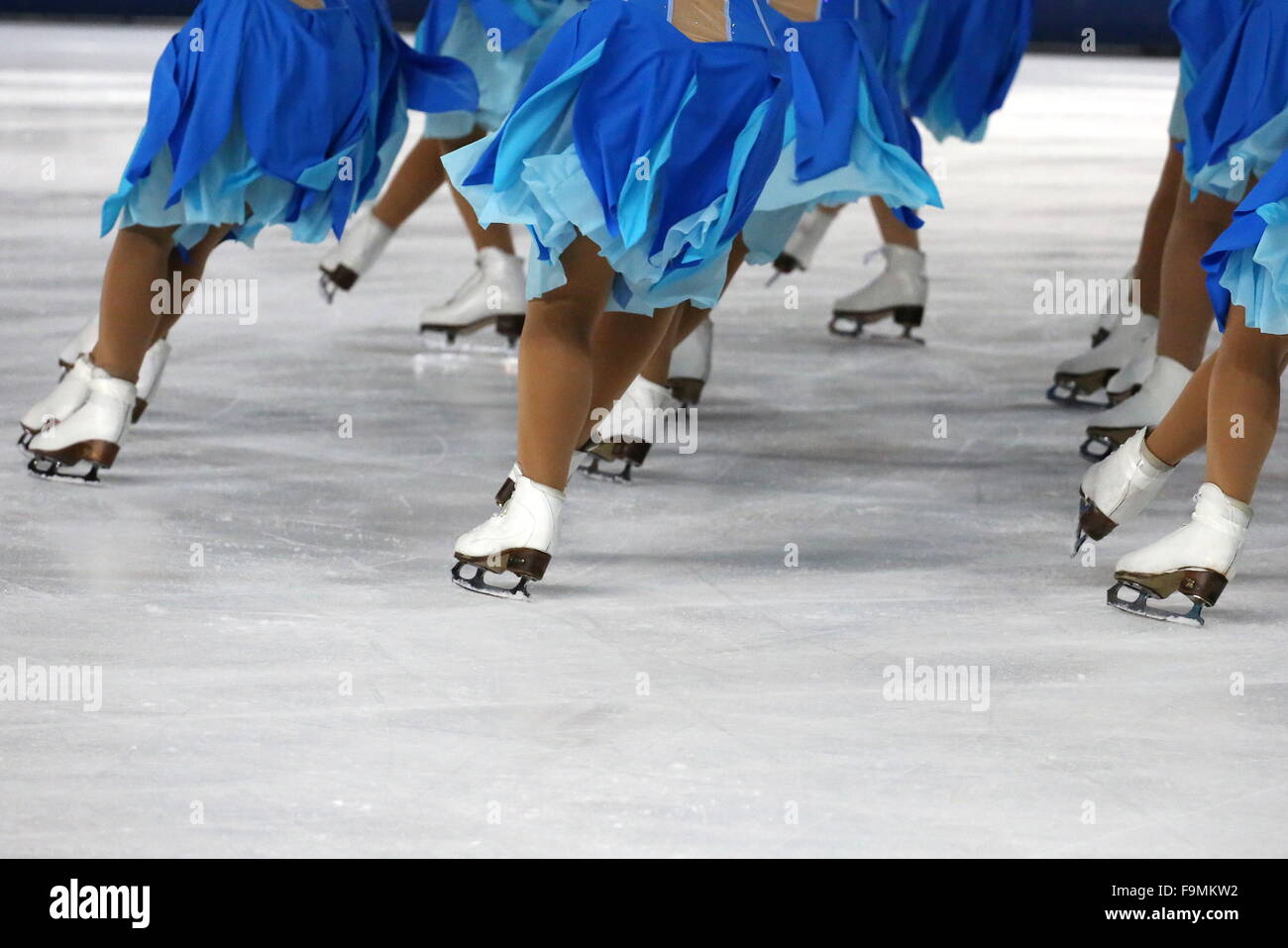 SP Synchro Junior. Hot Shivers, italian champions synchronized skating