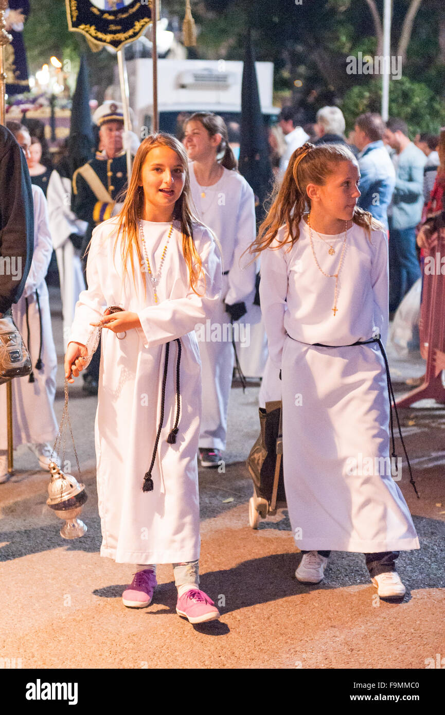The popular Feast Of St.Francis Parade and marching band in Easter in