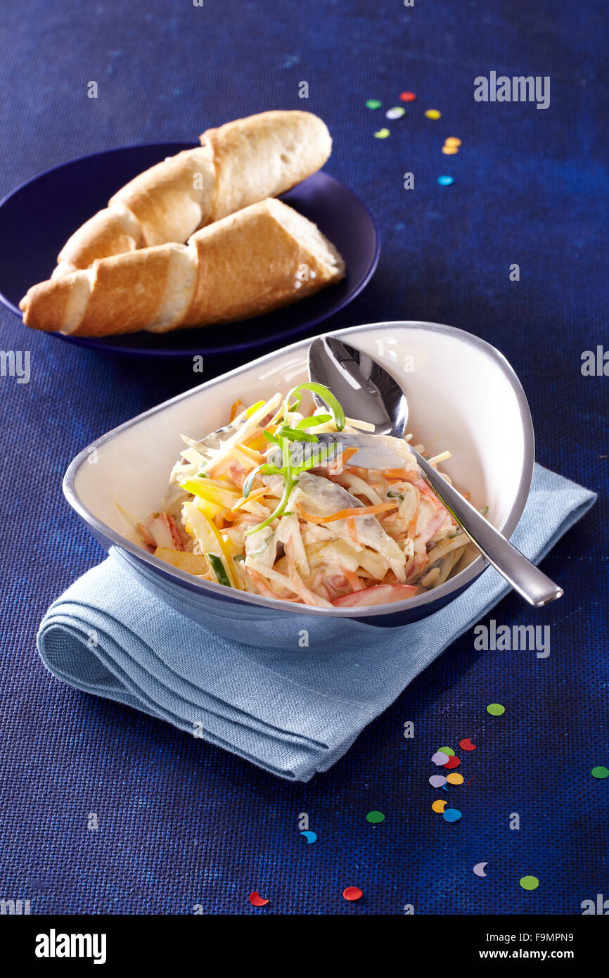 New Year's Eve Salad Stock Photo - Alamy