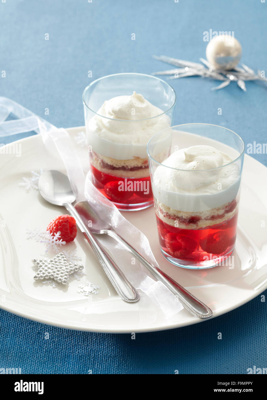 Port wine trifle Stock Photo Alamy