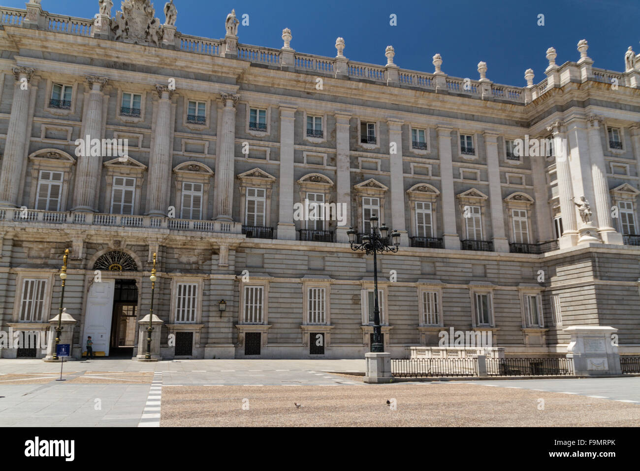 Royal Palace at Madrid Spain - architecture background Stock Photo - Alamy
