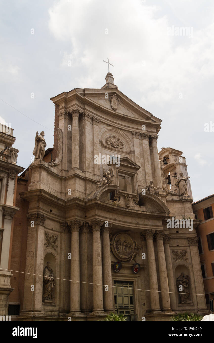 Great church in center of Rome, Italy Stock Photo - Alamy