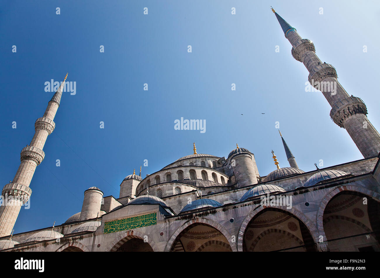 Sultanahmet Blue Mosque in Istanbul Turkey - interior Stock Photo - Alamy