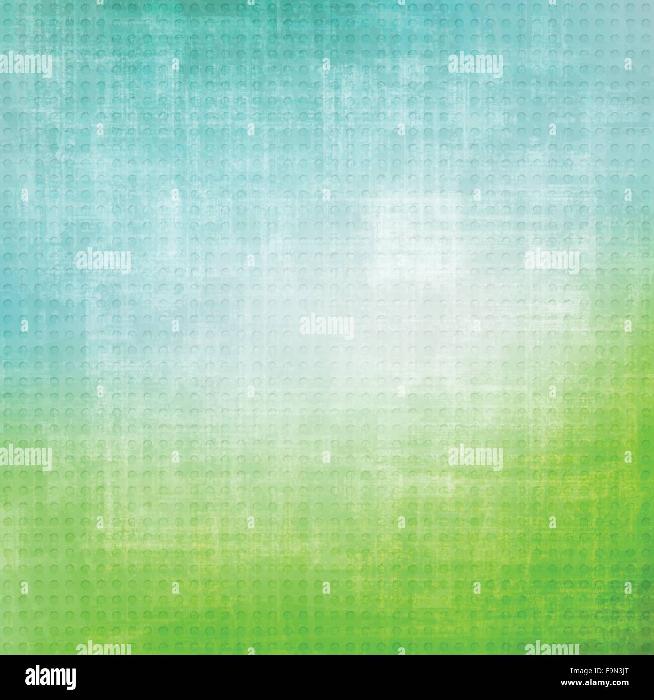 abstract, grunge background with colorful paper texture. vector wallpaper design. artistic green field and blue sky Stock Vector