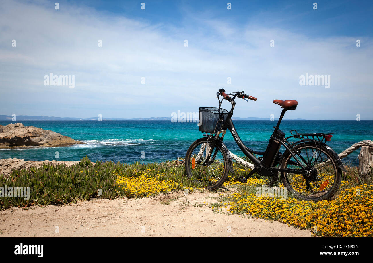 Es Calo de San Agusti.Formentera. Balearic islands. Spain Stock Photo