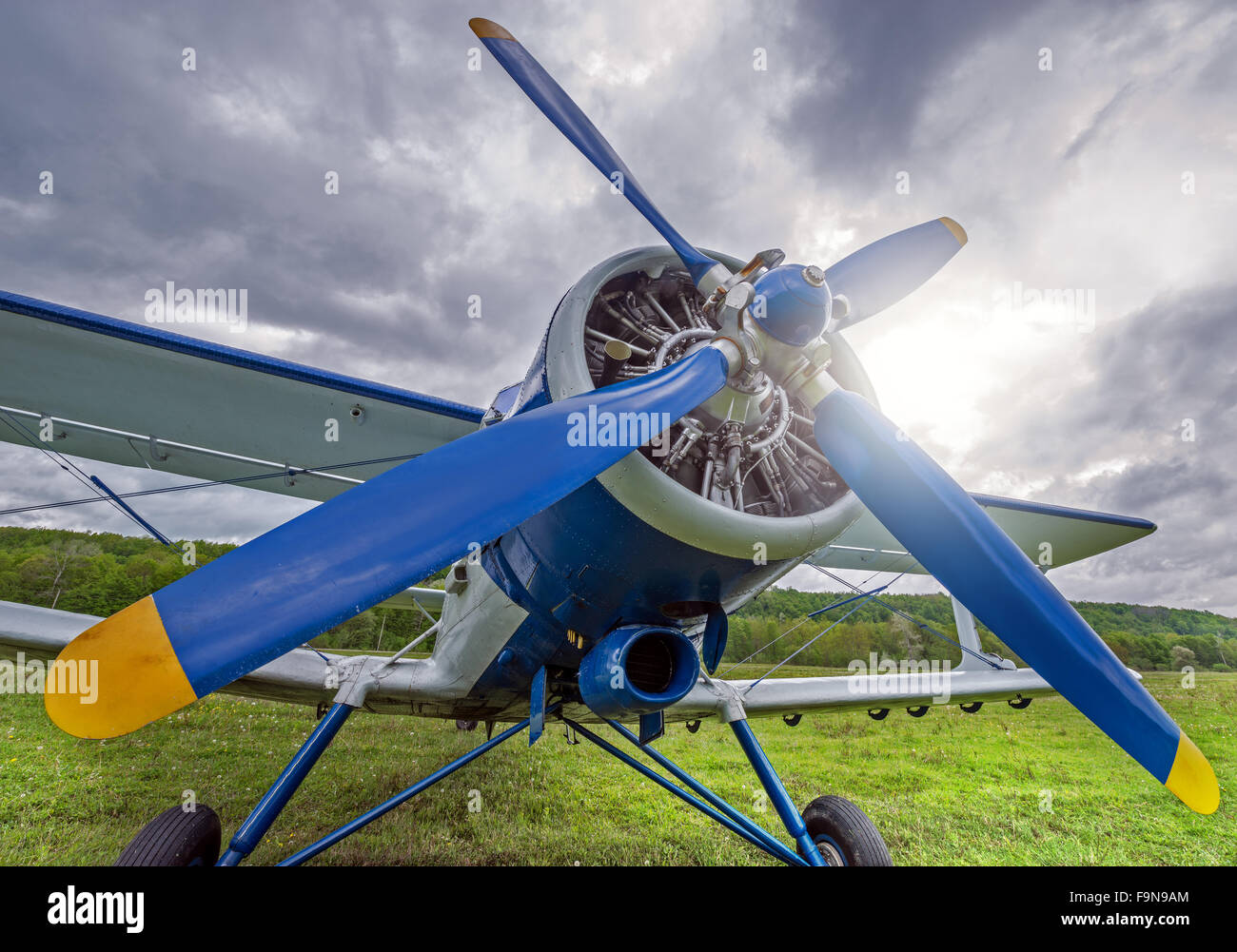 Vintage Plane Propeller Stock Photos & Vintage Plane Propeller Stock