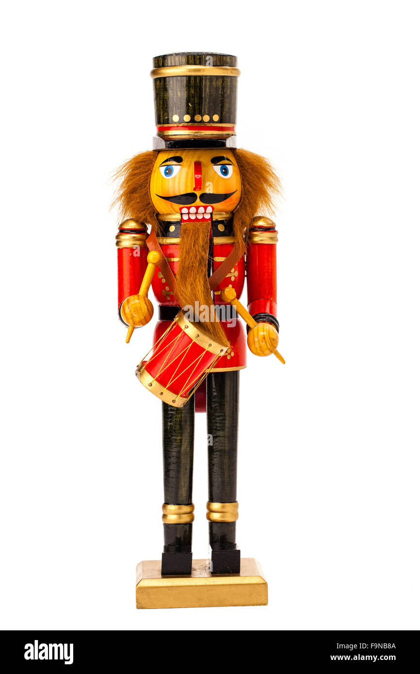 Wood nutcracker soldier Cut Out Stock Images & Pictures Alamy