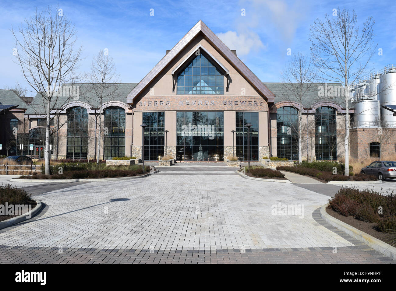 The Sierra Nevada Brewery located in Mills River, North Carolina Stock