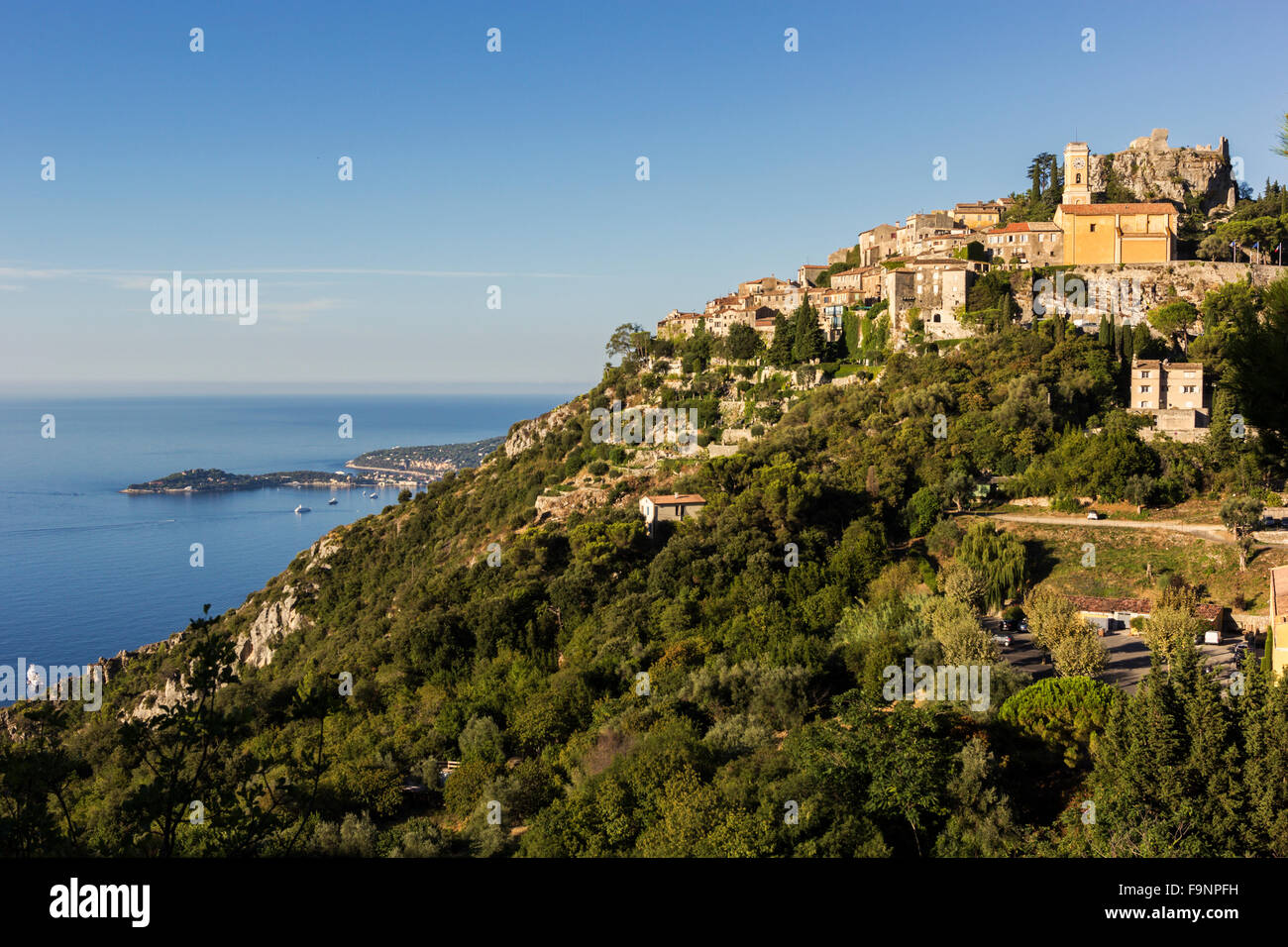 Eze Historic Village In France Stock Photo Alamy   Eze Historic Village In France F9NPFH 