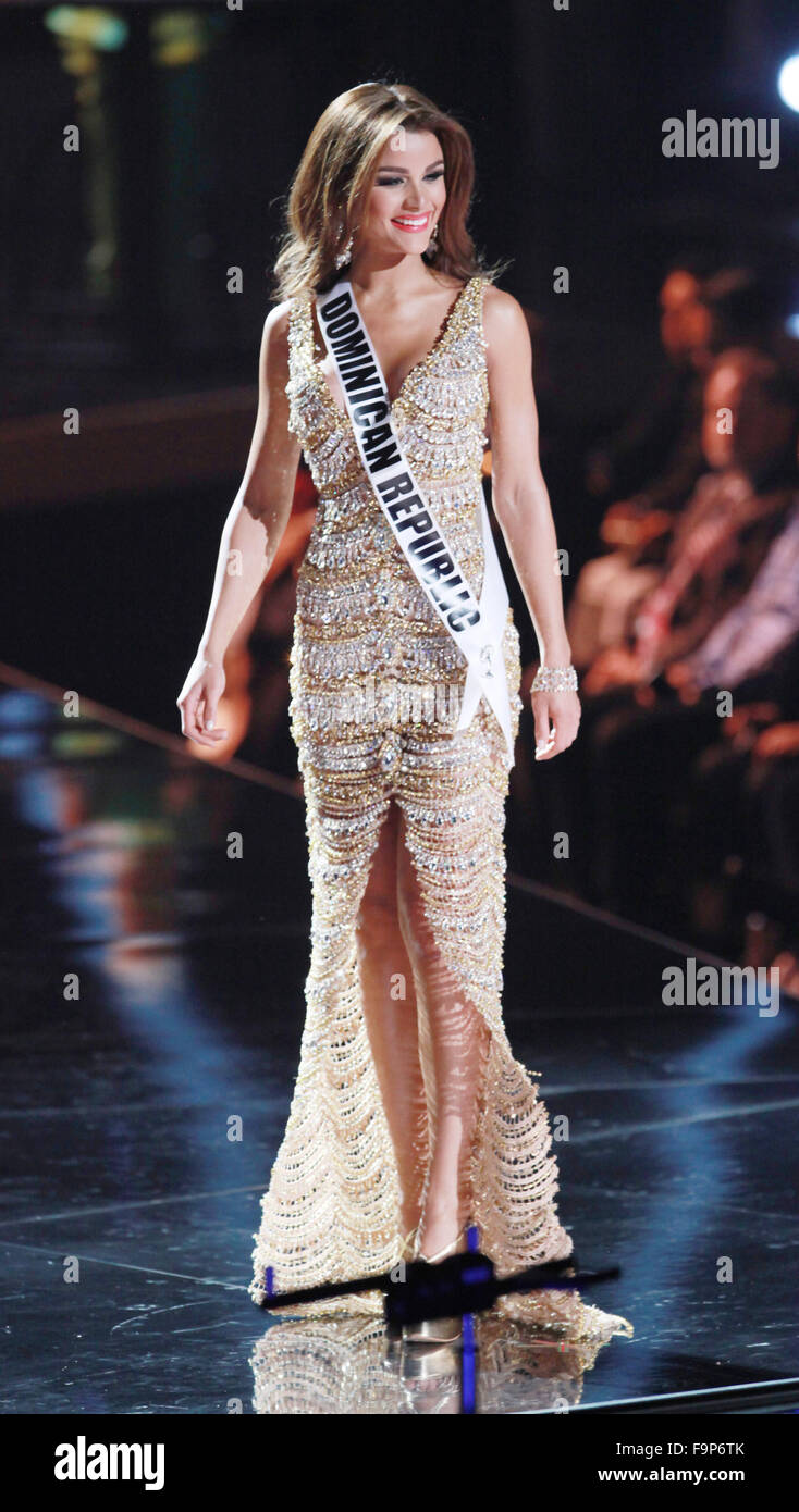 Las Vegas Nevada Usa 16th Dec 2015 Miss Dominican Republic
