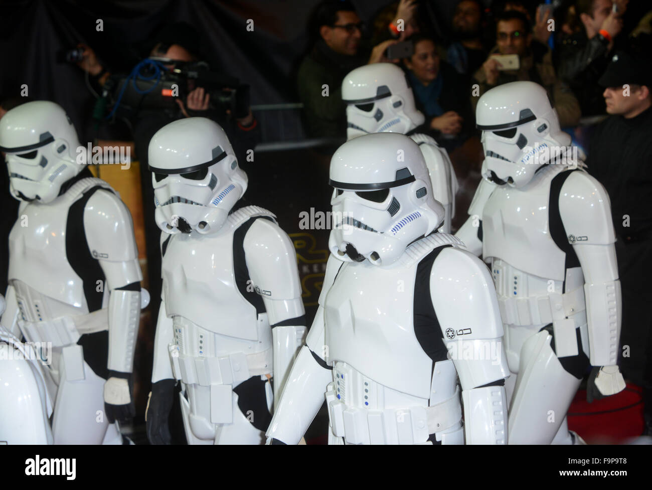 strom troopers at the STAR WARS: THE FORCE AWAKENS, European Premiere ...