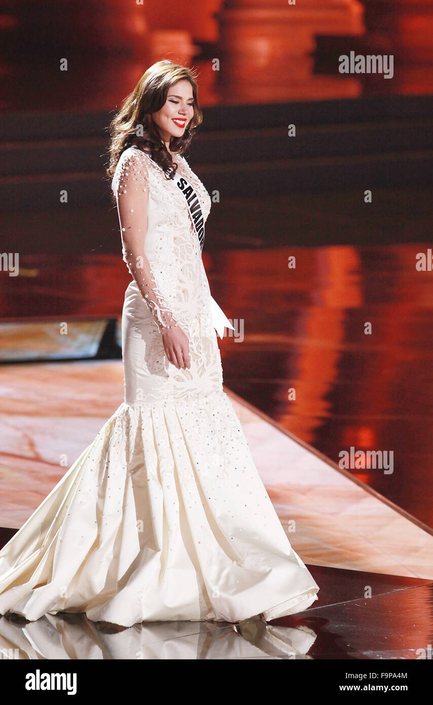 Las Vegas, Nevada, USA. 16th Dec, 2015. Miss El Slavador Fatima Rivas ...