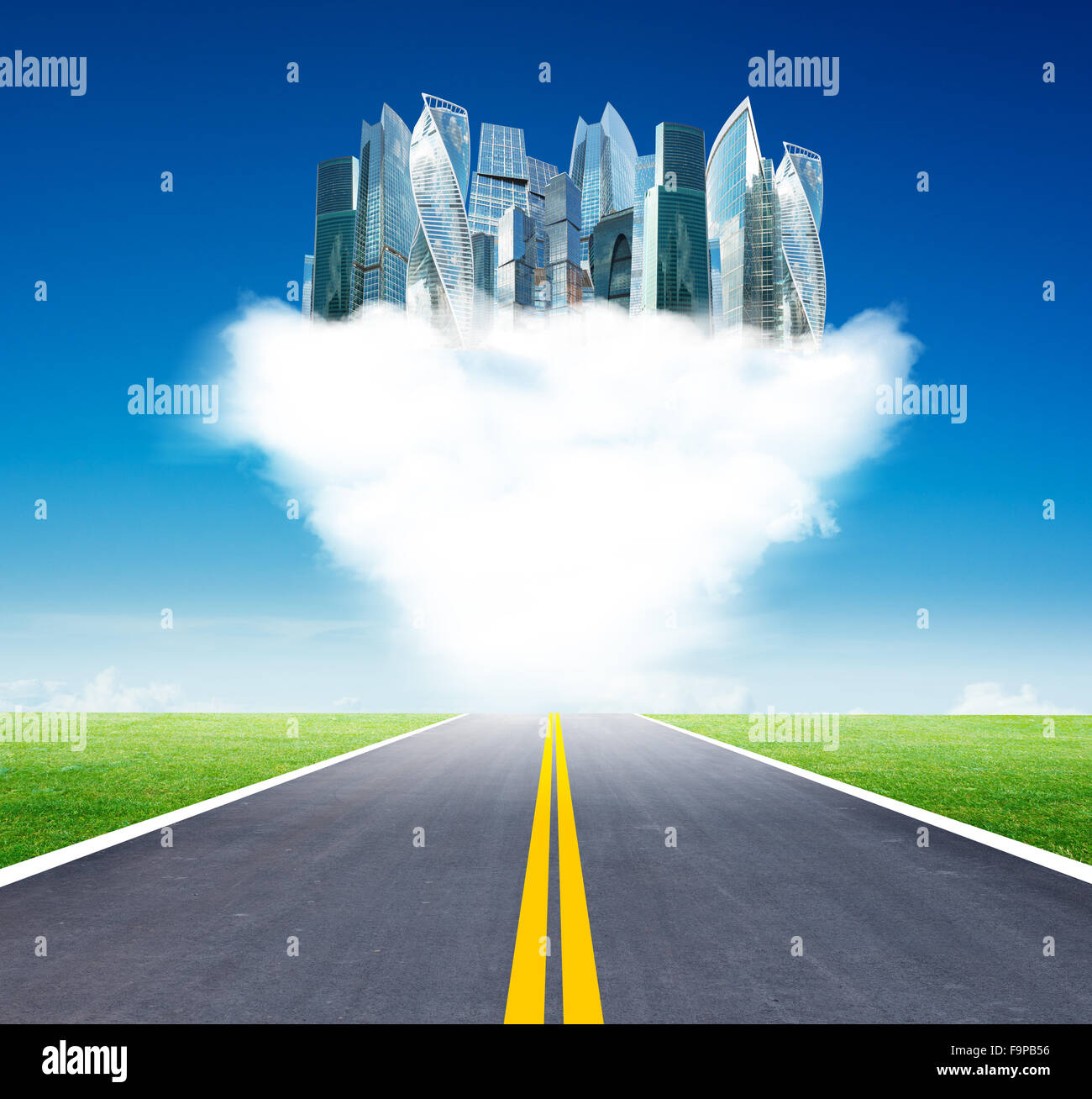 Cityscape road blacktop hi-res stock photography and images - Alamy