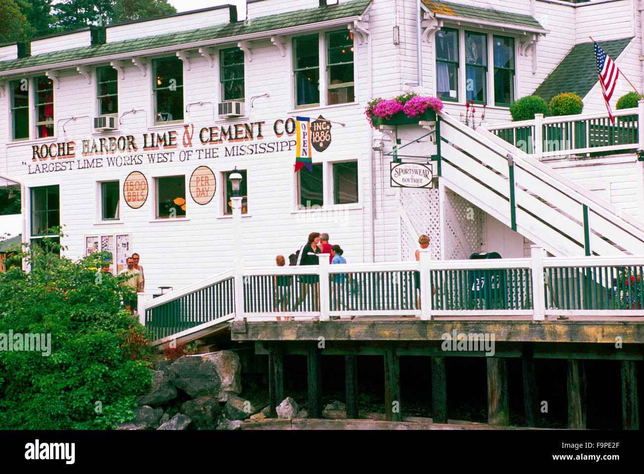 San Juan Island, Washington State, USA Historic Roche Harbor Lime