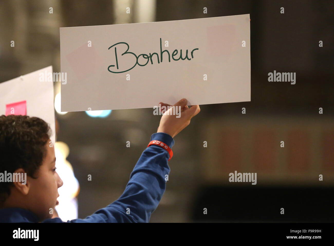 Palm sunday celebration. Happiness sign. Stock Photo