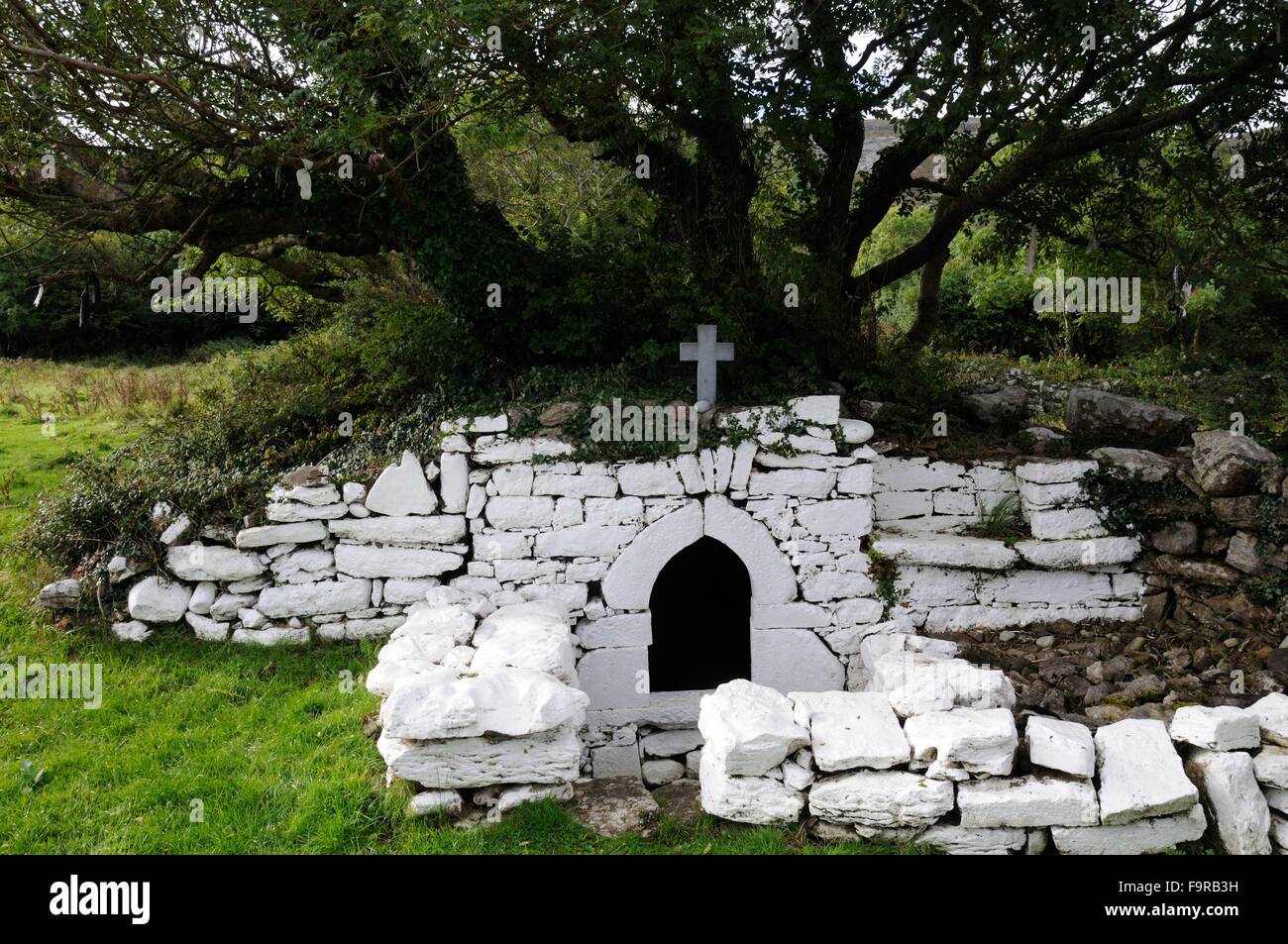 Well of Holy Cross Gleninagh Castle the Burrren County Clare Ireland
