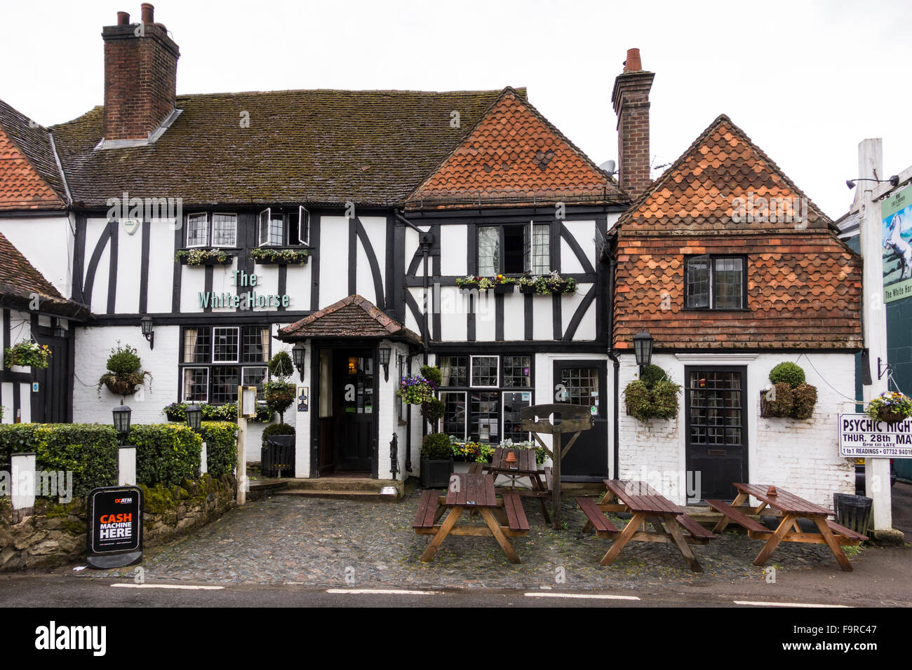 The White Horse pub in Shere, Surrey, UK Stock Photo 92098167 Alamy
