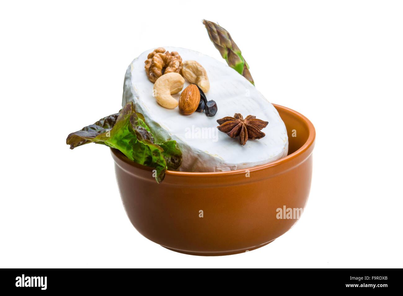 Fresh soft brie cheese Stock Photo Alamy