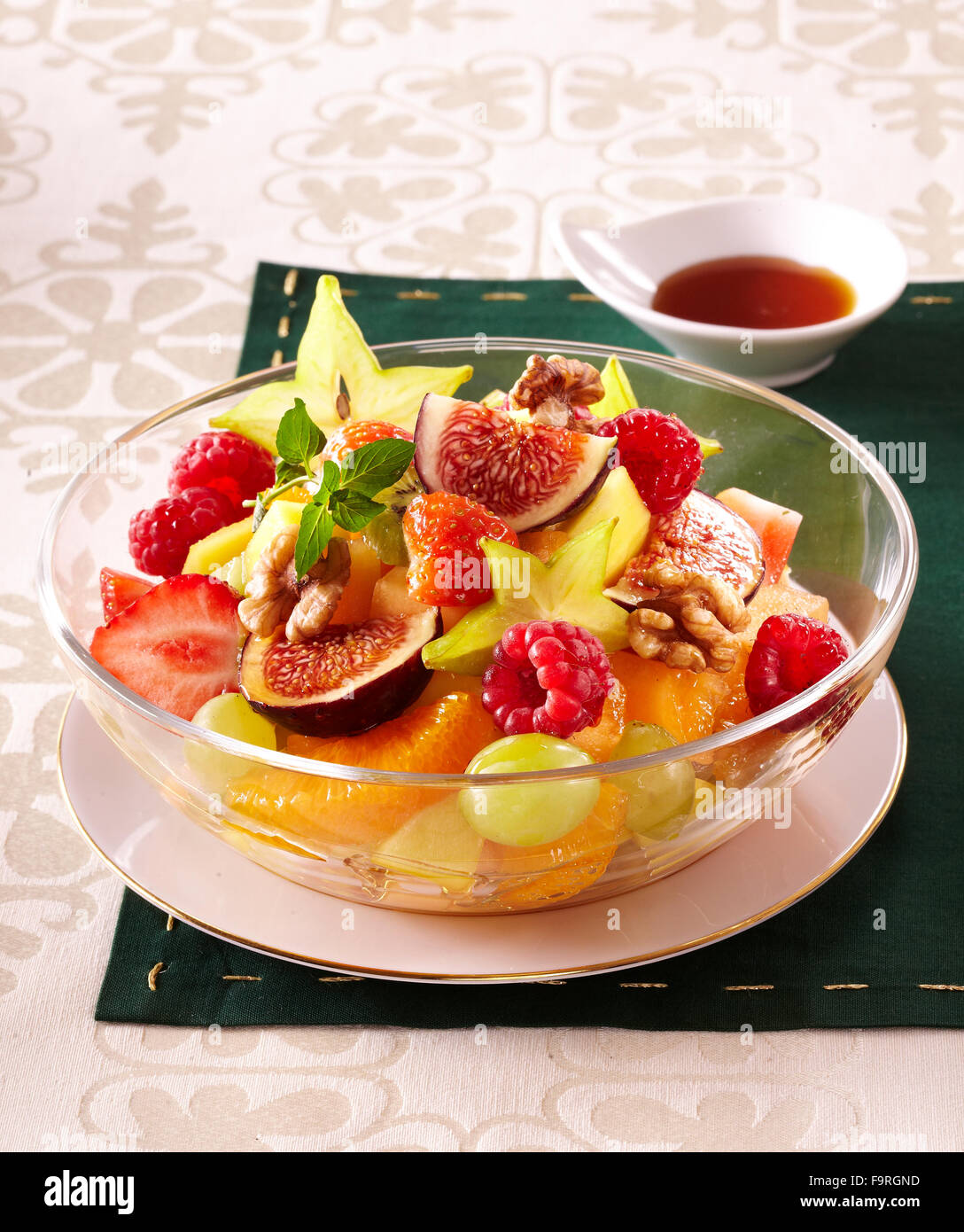 Fig salad with orange and nuts hires stock photography and images Alamy