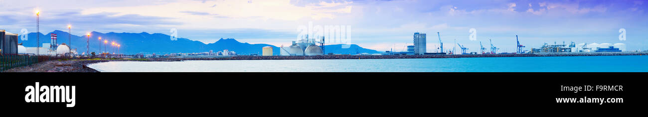 Commercial Port of Castellon. Valencian Community, Spain Stock Photo