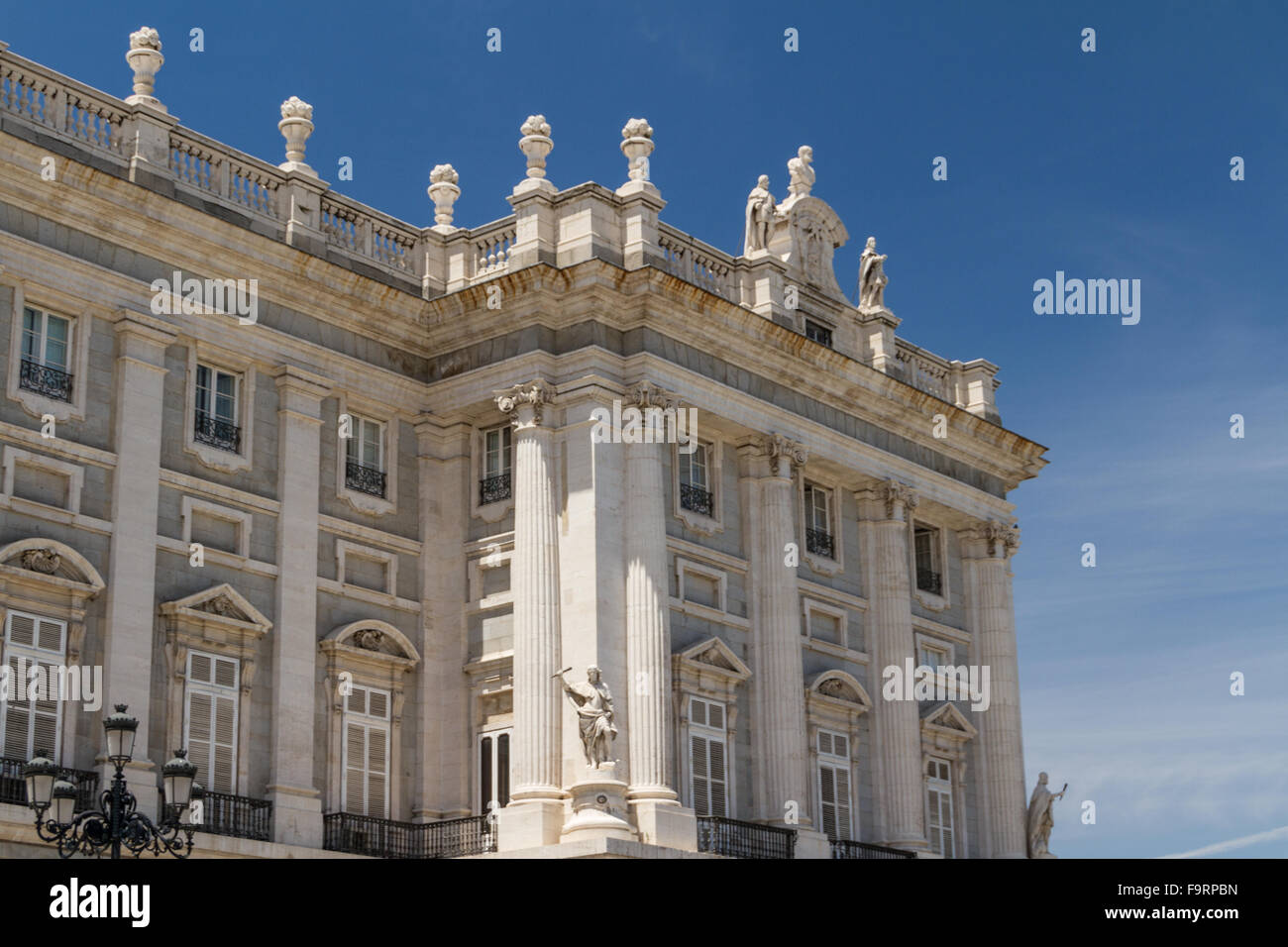 Royal Palace at Madrid Spain - architecture background Stock Photo - Alamy