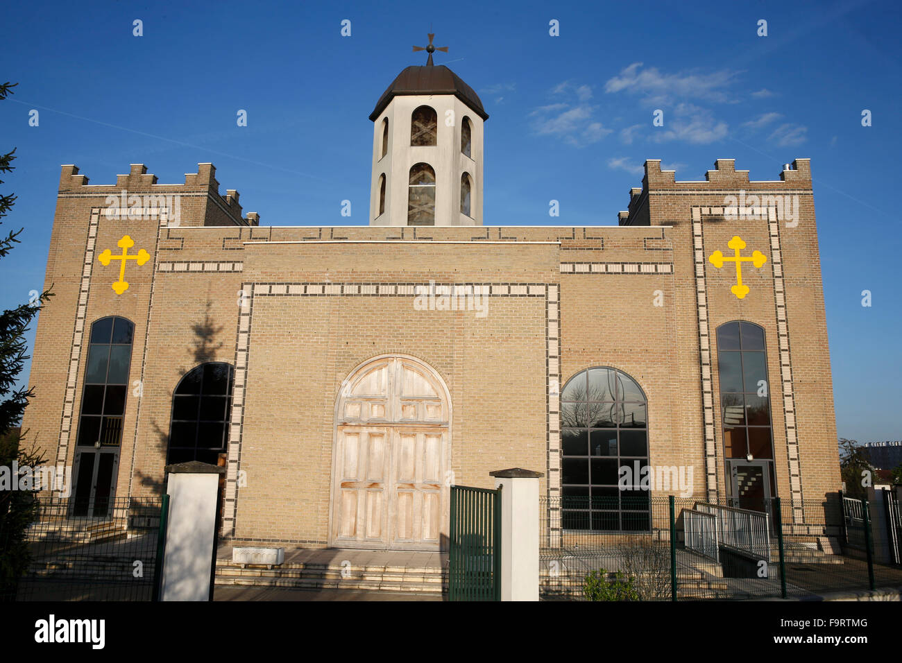 Saint Thomas's chaldean church, Sarcelles. Stock Photo